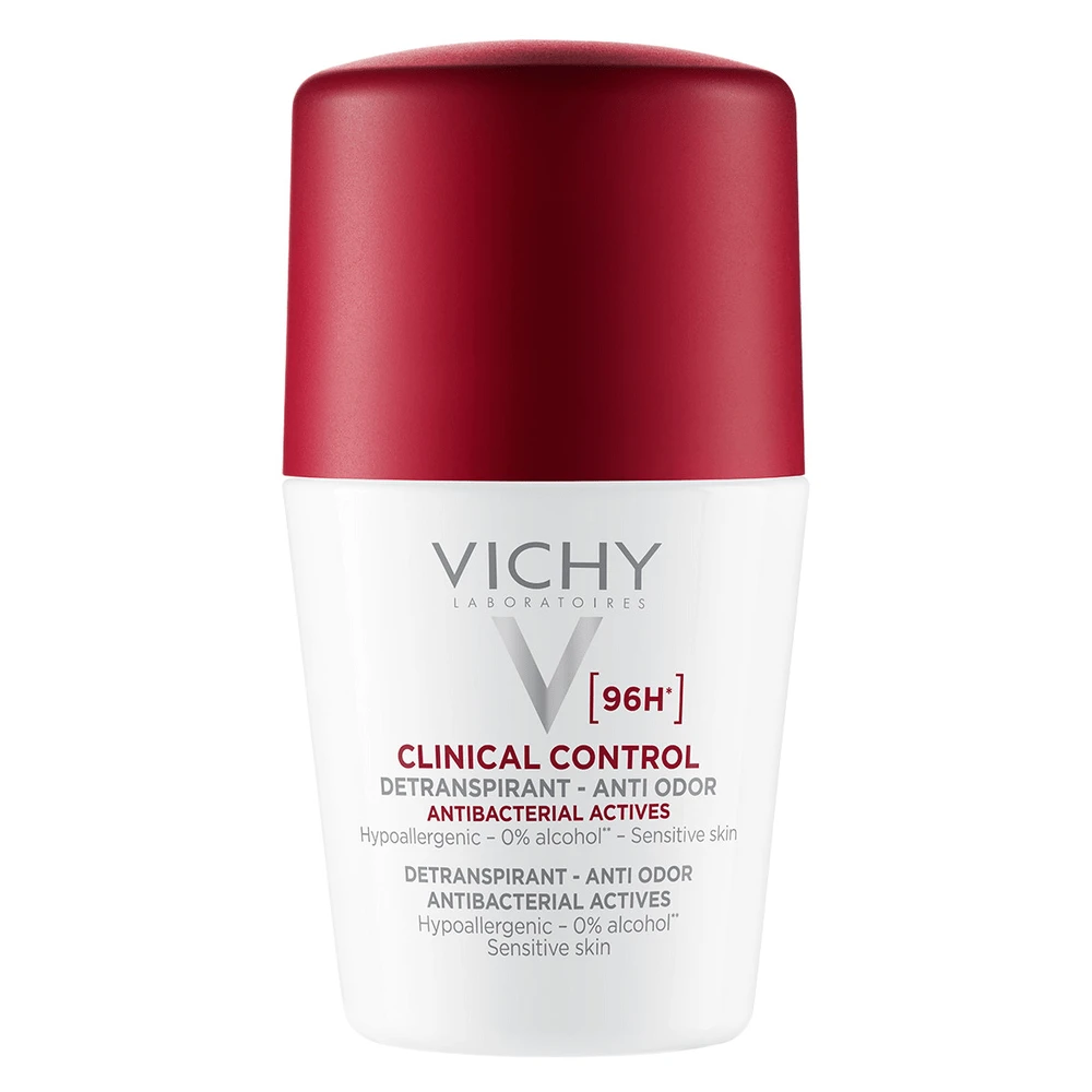 Vichy Clinical Control rutulinis dezodorantas su raudonu dangteliu