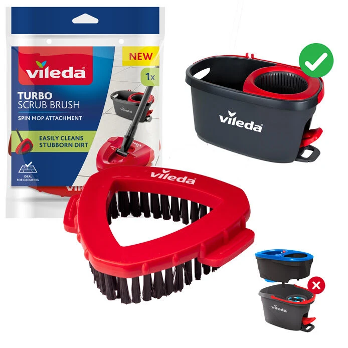 Vileda Turbo atsarginis šepetys, 1 vnt.