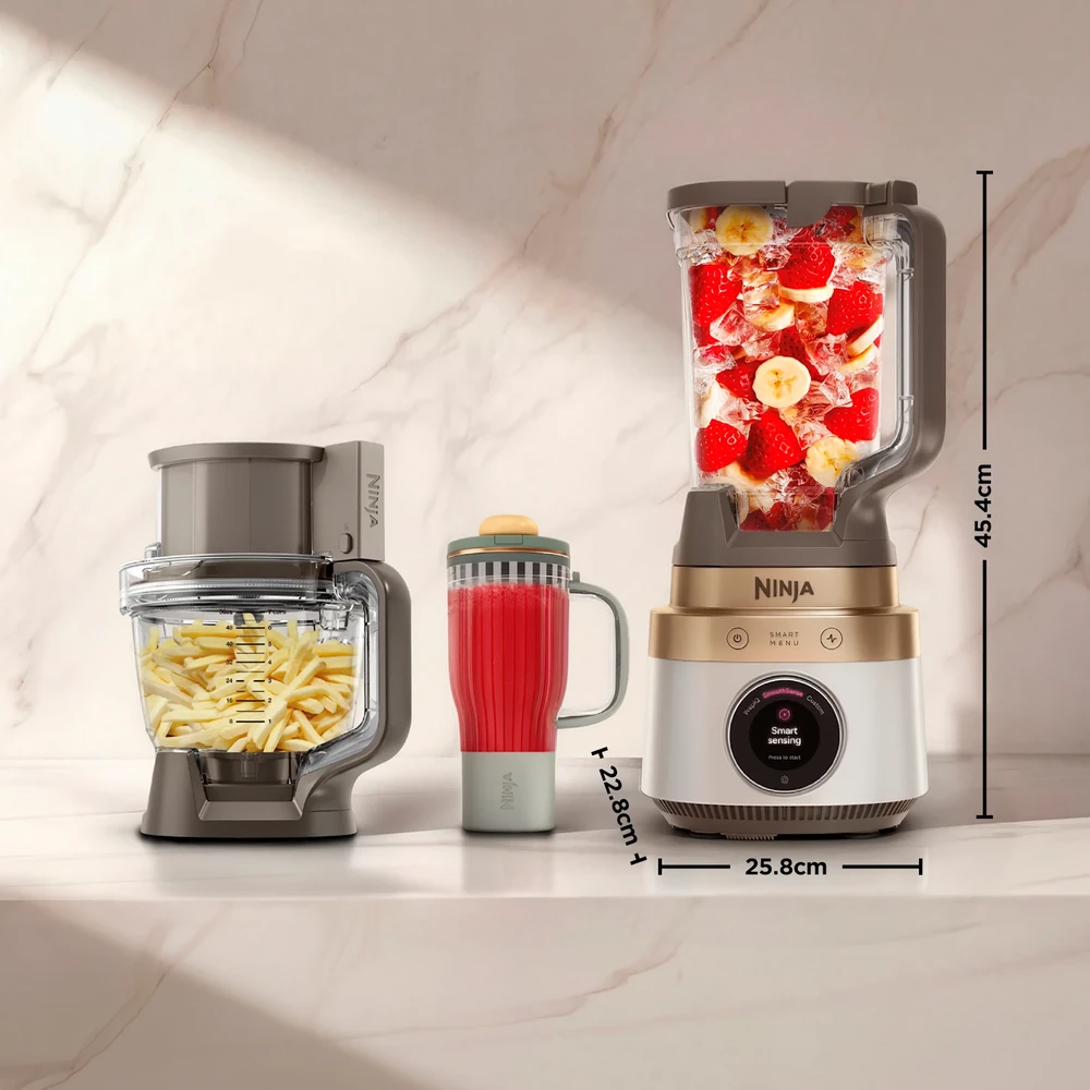Daugiafunkcis maisto smulkintuvas/trintuvas „Ninja CrushBOSS 3-in-1“, LB401EUBK, 1200 W, juodos spalvos