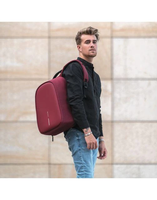 Kuprinė su apsauga nuo vagių XD Design Bobby Hero Regular, Raudonos spalvos
