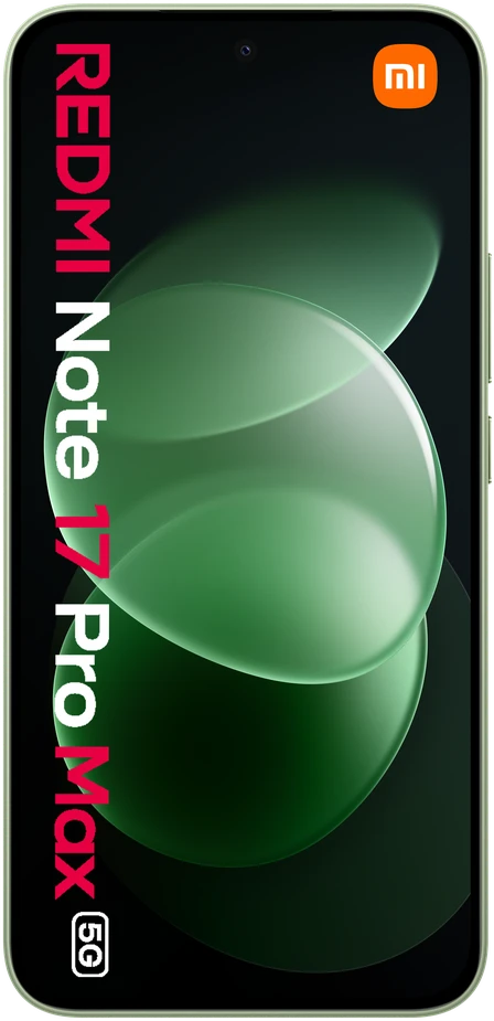 XIAOMI REDMI Note 17 Pro Max 5G 8/256GB Green +DOVANA Xiaomi Dulkių siurblys - robotas