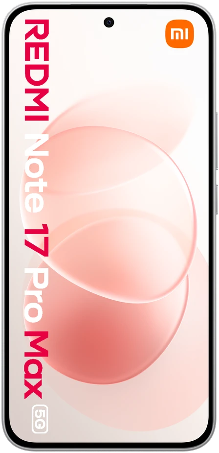 XIAOMI REDMI Note 17 Pro Max 5G 8/256GB Cloud Blush +DOVANA Xiaomi Dulkių siurblys - robotas