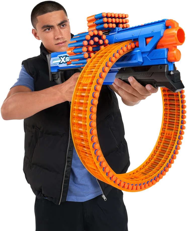 XSHOT žaislinis šautuvas Mad Megga Barrel Blaster Insanity, 1 serija, 36609