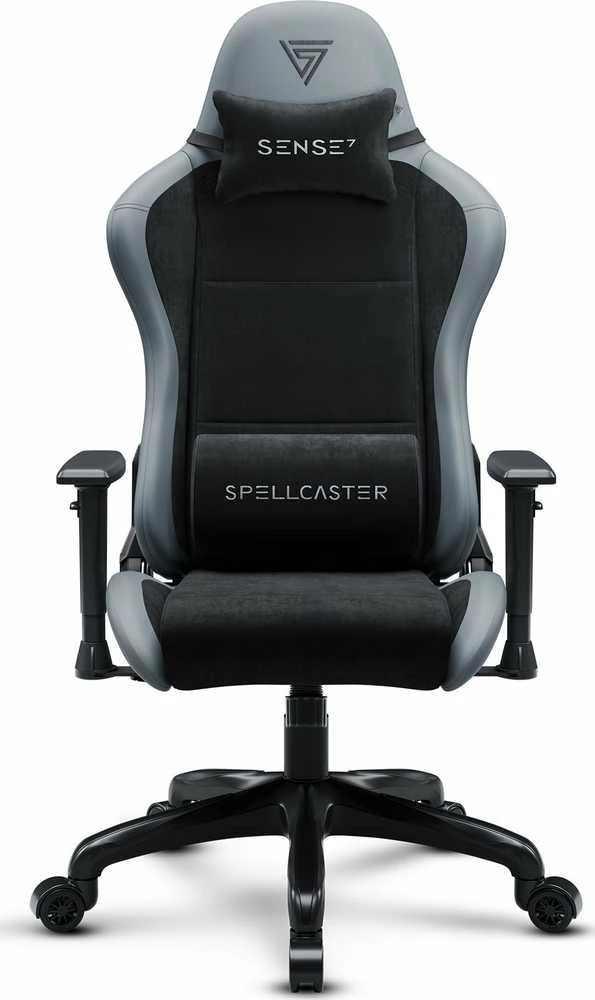 Žaidimų kėdė SENSE7 Spellcaster FUKU, Pilka (odinė)