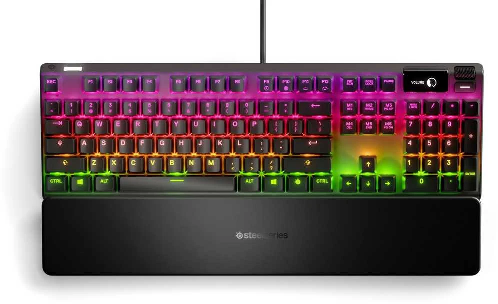 Žaidimų klaviatūra SteelSeries Apex 7, US kalba, Red apšvietimas, Juodos spalvos