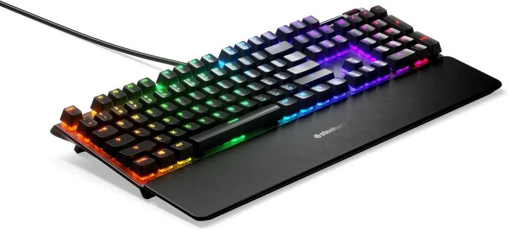 Žaidimų klaviatūra SteelSeries Apex 7, US kalba, Red apšvietimas, Juodos spalvos