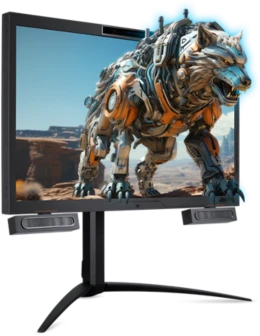 Žaidimų monitorius Acer Predator DS2 3D SpatialLabs View PSV27-2  | 68.6 cm (27") | 3D AHVA | 4K UHD (3840 x 2160) | 160 Hz | 400 cd/m² | DisplayPort, HDMI, USB type C
