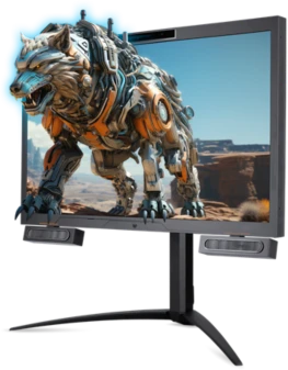 Žaidimų monitorius Acer Predator DS2 3D SpatialLabs View PSV27-2  | 68.6 cm (27") | 3D AHVA | 4K UHD (3840 x 2160) | 160 Hz | 400 cd/m² | DisplayPort, HDMI, USB type C