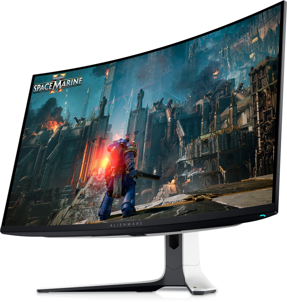 Žaidimų monitorius Dell Alienware AW3225QF, 31.6" 4K UHD (3840x2160) QD-OLED lenktas, 240Hz, 0.03ms, HDMI 2.1, USB-C, HDR