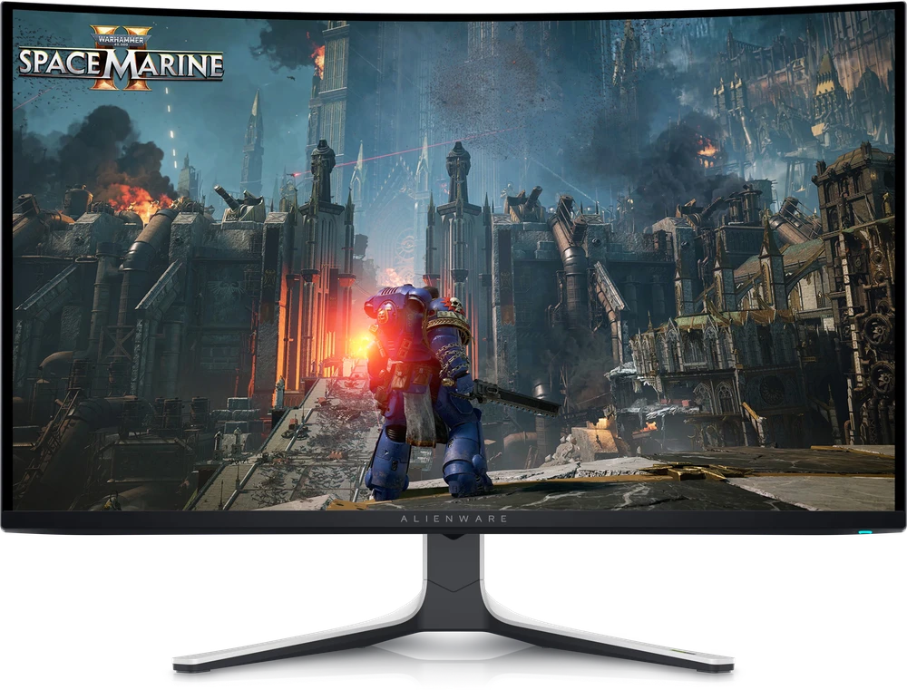 Žaidimų monitorius Dell Alienware AW3225QF, 31.6" 4K UHD (3840x2160) QD-OLED lenktas, 240Hz, 0.03ms, HDMI 2.1, USB-C, HDR