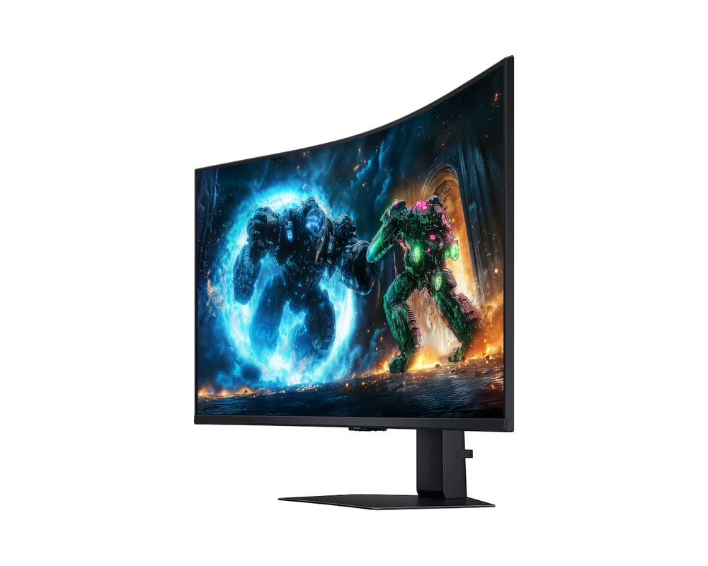 Žaidimų monitorius „Samsung Odyssey G7 G75F LS37FG750EUXEN“, 37″, 3840 × 2160 4K UHD, VA, 165 Hz, 1 ms, „DisplayHDR 600“, „FreeSync Premium Pro“, juodas