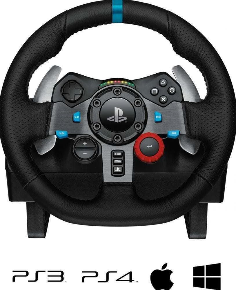 Žaidimų vairas Logitech G29 Driving Force PS5/PS4 PS3//PC Gaming steering wheel