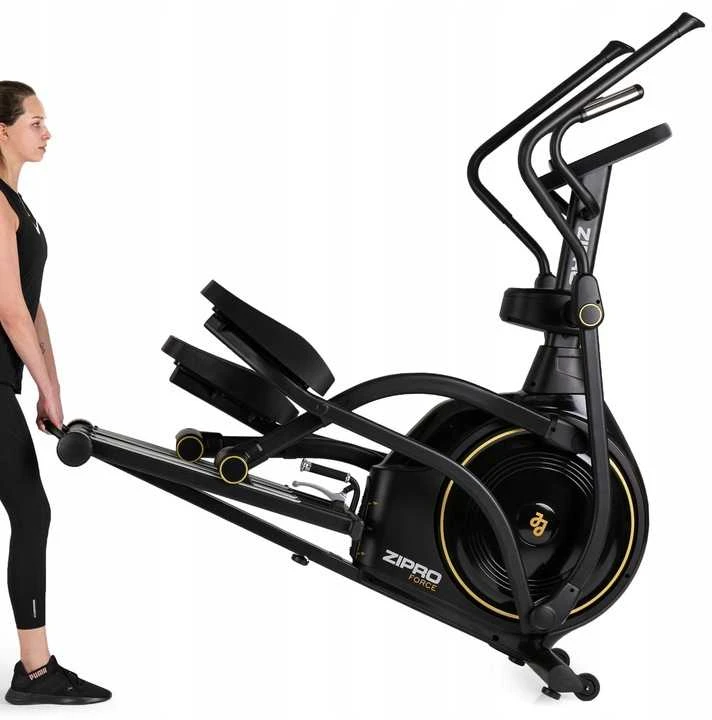 Zipro FORCE iConsole+ elipsinis dviratis | Juodos spalvos
