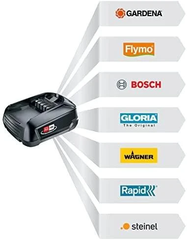 Gardena akumuliatorinė žoliapjovė EasyCut 23/18V P4A 18V pilnas komplektas