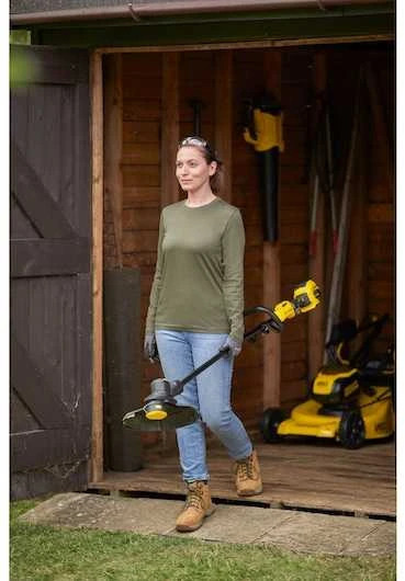 Žoliapjovė - trimeris Stanley 18V FATMAX® V20 28, 33 cm | SFMSTB930B-XJ (be akumuliatoriaus ir pakrovėjo)