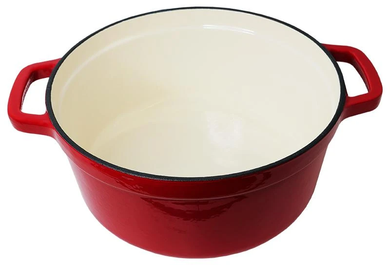 Apvalus emaliuotas ketaus puodas Zyle 5 l, raudonas, ZY126RKI