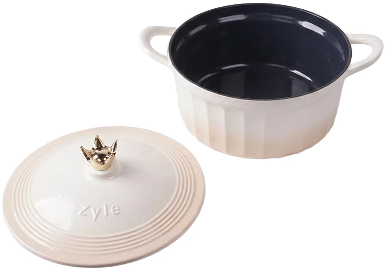 Apvalus emaliuotas ketaus puodas Zyle ZY16KI Ø23,5, 3.5 l