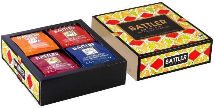 Arbatos rinkinys Battler Original Juodas Tea Sampler BO-GL-8004, 40 vnt.