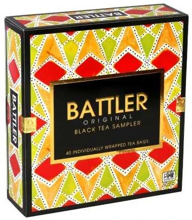 Arbatos rinkinys Battler Original Juodas Tea Sampler BO-GL-8004, 40 vnt.