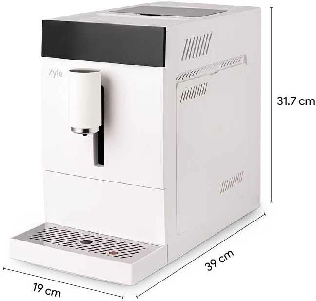 Automatinis kavos aparatas Zyle ZY555CM, baltas, 1350 W