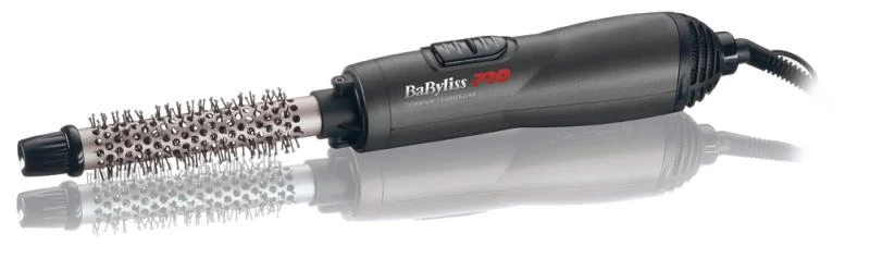 BABYLISS Air Styler BAB2675TTE Garantija 12 mėn., Statinės skersmuo 19 mm, Šildymo lygių skaičius 2, Šukos formavimui, Temperatūra (maks.) 100 °C, 700 W, Pilkas