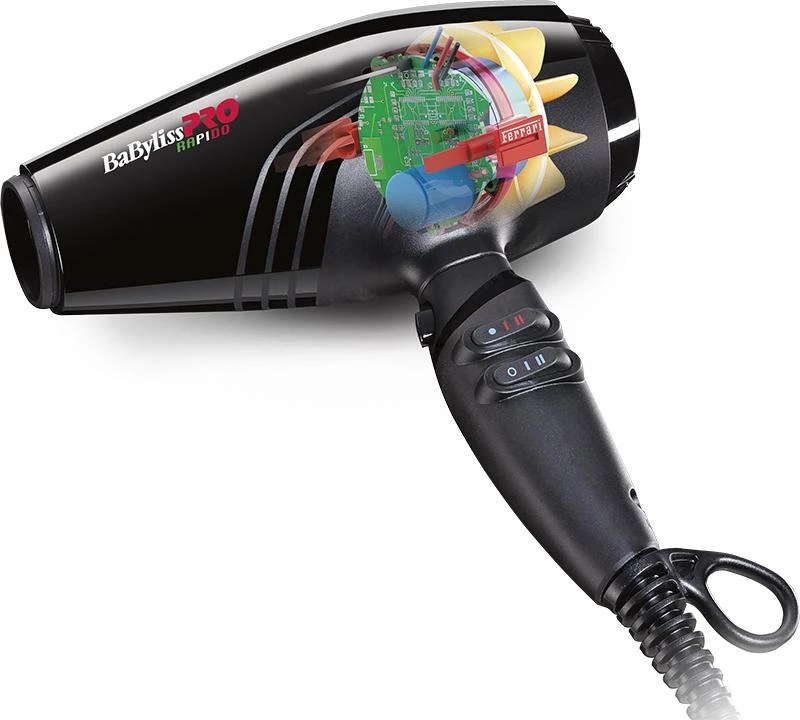 Profesionalus plaukų džiovintuvas BaByliss Pro Ultra Light Dryer BAB7000IE, 22 500 aps./min.