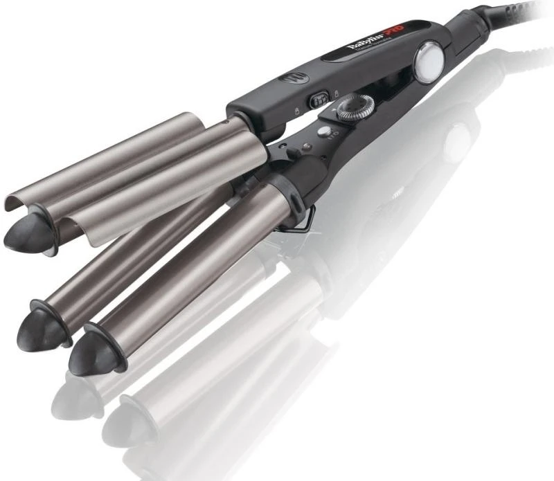BaByliss Trigubos plaukų formavimo žnyplės BaByliss PRO Triple Waver BAB2269TTE su titano turmalino keramikos technologija