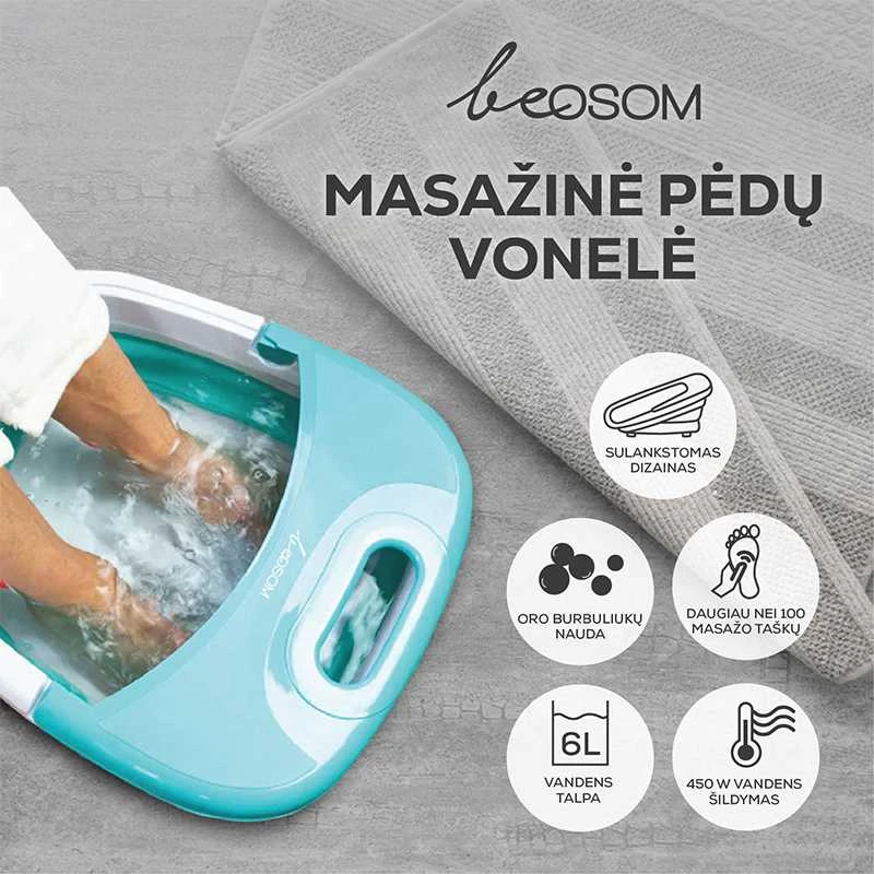 Masažinė pėdų vonelė Be OSOM Foldable Foot SPA BEOSOM611, sulankstoma