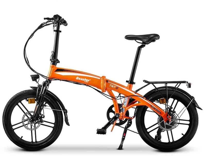Beaster Scooter Elektrinis dviratis Beaster BS29B, 250 W, 36 V, 8,8 Ah, oranžinis, sulankstomas