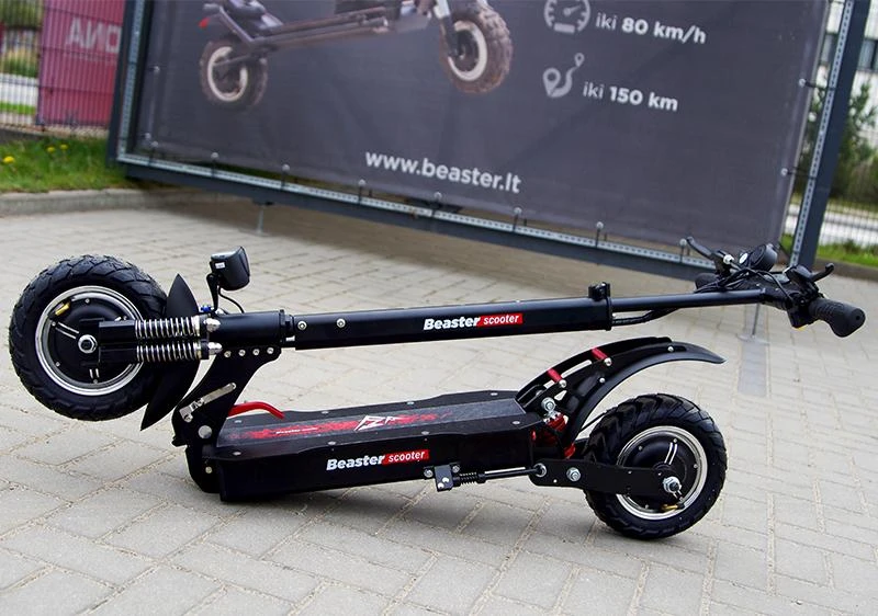 Elektrinis paspirtukas Beaster Scooter BS15, 1200 W, 48 V, 18 Ah, skirtas bekelei