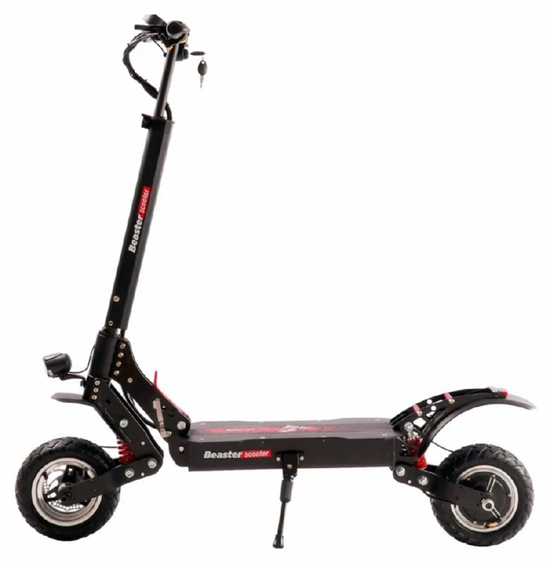 Elektrinis paspirtukas Beaster Scooter BS15PRO, 1200 W, 48 V, 18 Ah, naujos kartos amortizatoriai, skirtas bekelei