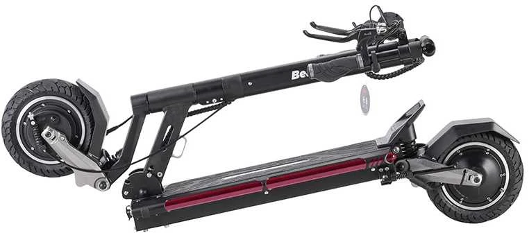 Elektrinis paspirtukas Beaster Scooter Epic, 48V 2*600W, 48V 19.2AH, skirtas bekelei