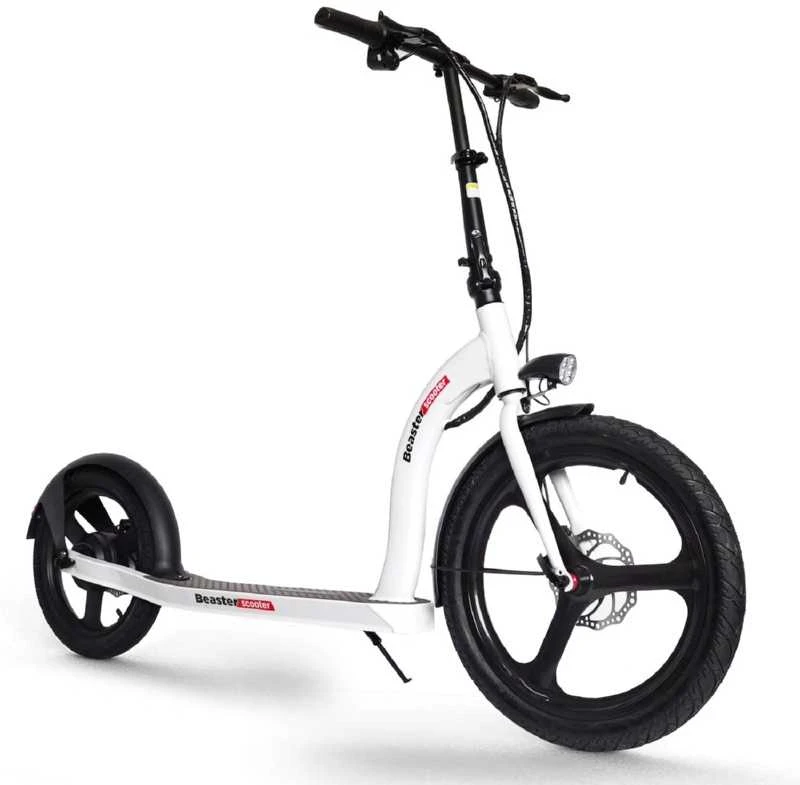 Elektrinis paspirtukas Beaster Scooter VOYAGER 350 W, 36 V, 10 Ah, baltas