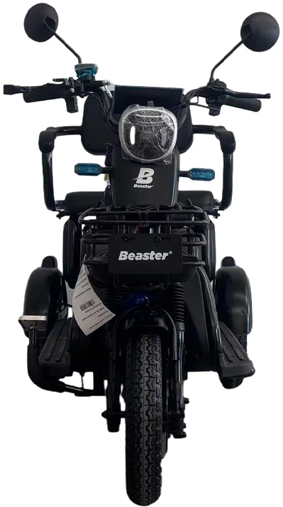 Beaster Elektrinis triratis motoroleris, BSKENDO2A, juodas, surinktas, 500 W