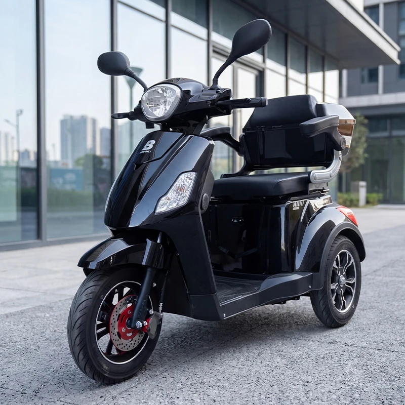 Beaster Elektrinis triratis motoroleris, BSMAGNUM3A, juodas, surinktas, 1000 W