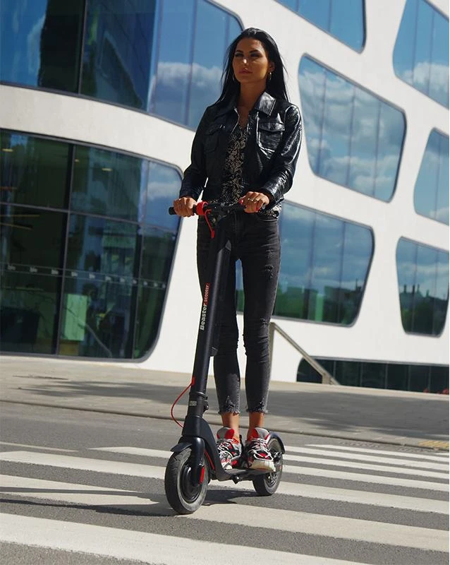 Elektrinis paspirtukas Beaster Scooter BS701B, 700 W, 36 V, 6,4 Ah, 25 cm ratai, juodas