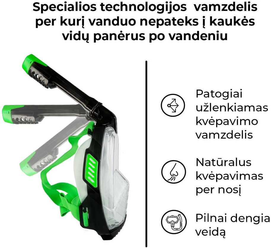 Beaster Scooter Nardymo kaukė Beaster BS1522SF, L/XL