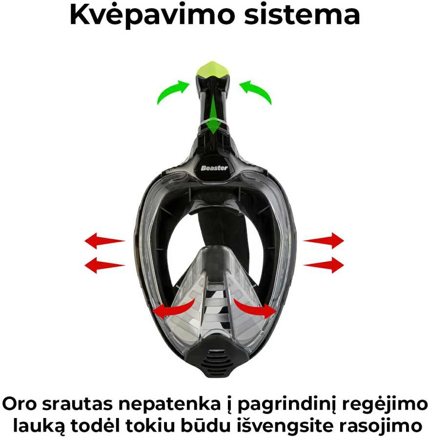 Beaster Scooter Nardymo kaukė Beaster BS1523SF, L/XL