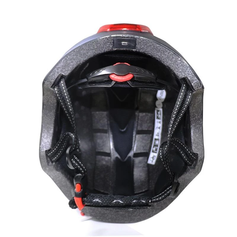 Beaster Scooter Šalmas Beaster BS51BL, M dydis, baltas, su LED lemputėmis