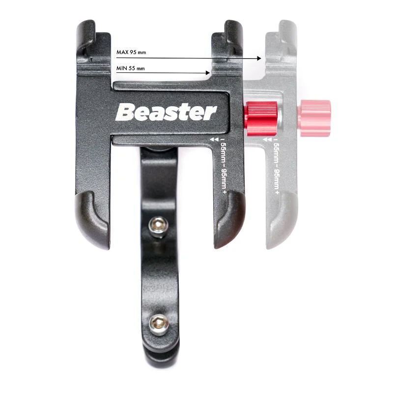 Beaster Scooter Mobiliojo telefono laikiklis Beaster BS03SL, tamsiai pilkas