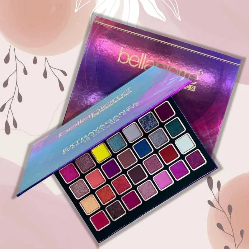 Bellapierre Cosmetics Profesionali akių šešėlių paletė Bellapierre Extravaganza Eyeshadow Palette, TEP034, 35 spalvos
