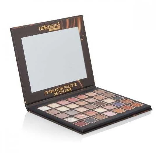 Bellapierre Cosmetics Akių šešėlių paletė Bellapierre Rocky Road Eyeshadow Palette, TEP026, 35 spalvos
