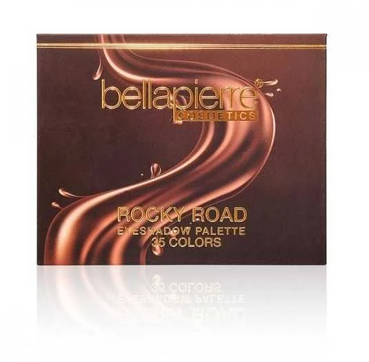 Bellapierre Cosmetics Akių šešėlių paletė Bellapierre Rocky Road Eyeshadow Palette, TEP026, 35 spalvos