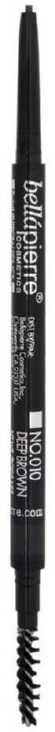 Bellapierre Cosmetics Antakių pieštukas Bellapierre TwistUP Brow Pieštukas Deep Brown BPEN013