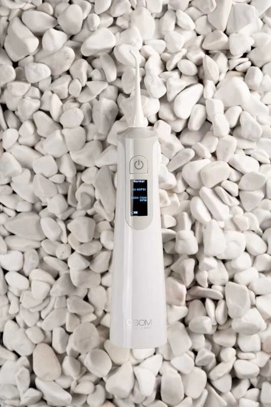Burnos irigatorius OSOM Oral Care Sidabrinis OSOMORALWF128SILV, IPX7, LCD ekranėlis, sidabrinė spalva