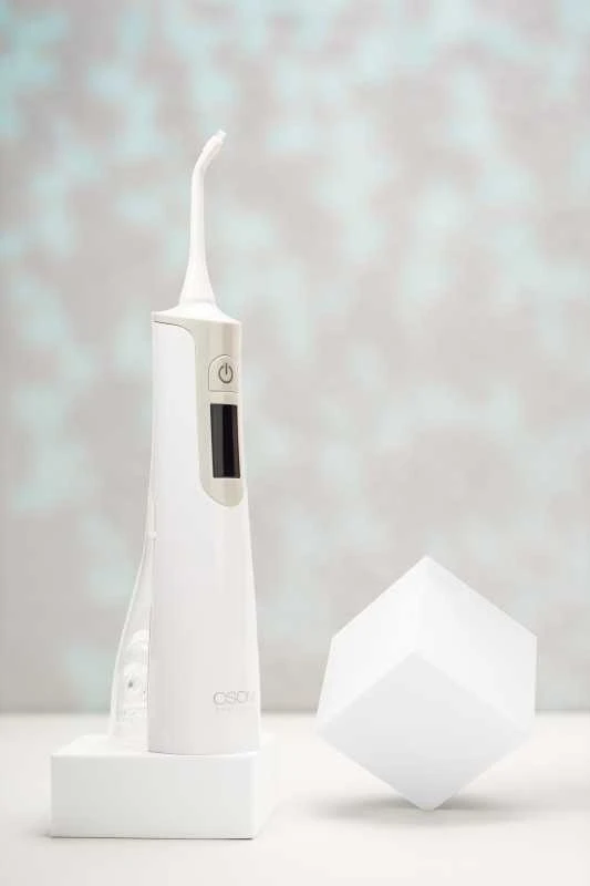 Burnos irigatorius OSOM Oral Care Sidabrinis OSOMORALWF128SILV, IPX7, LCD ekranėlis, sidabrinė spalva