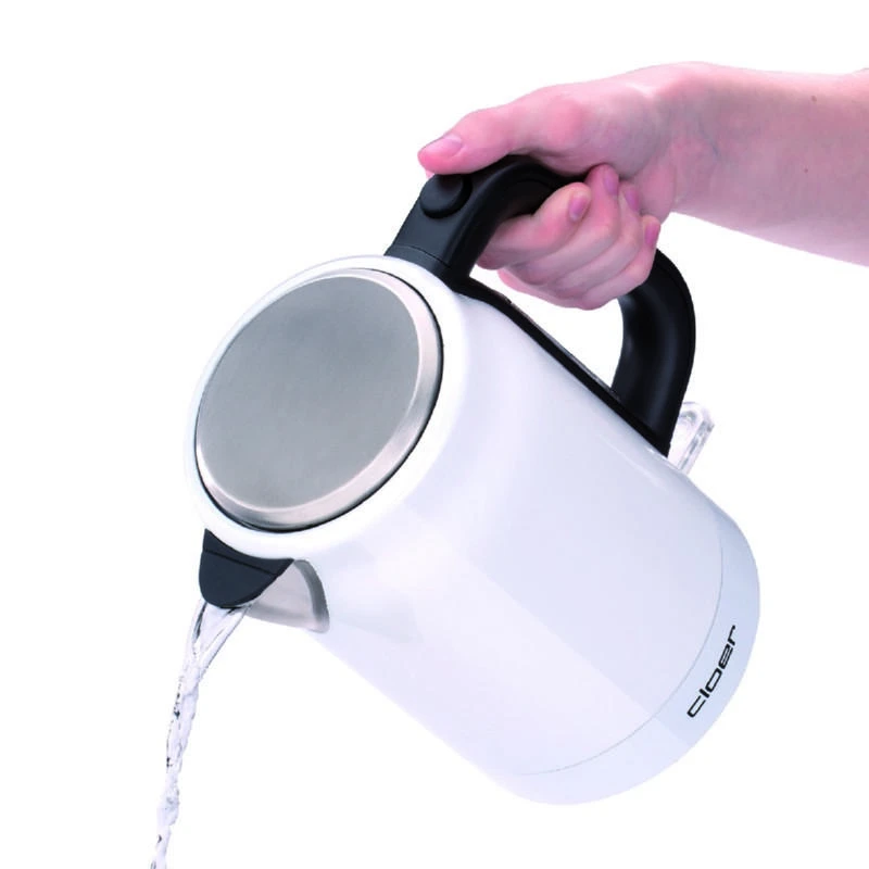 CLoer Virdulys 4521 Standard, Nerūdijantis plienas, Baltas/stainless steel, 2200 W, 360° rotational base, 1.7 L