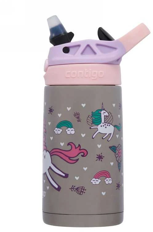 Contigo Vaikiška gertuvė Easy Clean Strawberry Unicorn CON2178083, 380 ml
