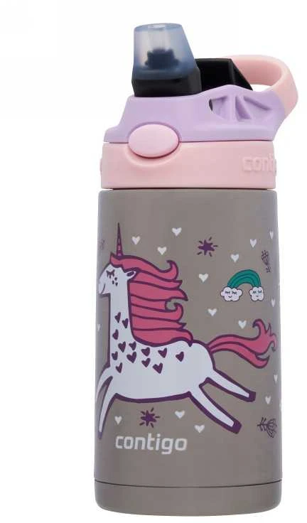 Contigo Vaikiška gertuvė Easy Clean Strawberry Unicorn CON2178083, 380 ml
