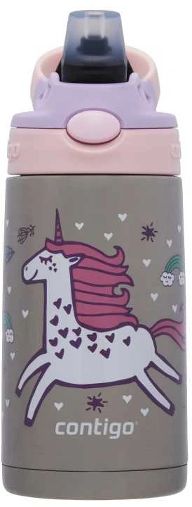 Contigo Vaikiška gertuvė Easy Clean Strawberry Unicorn CON2178083, 380 ml